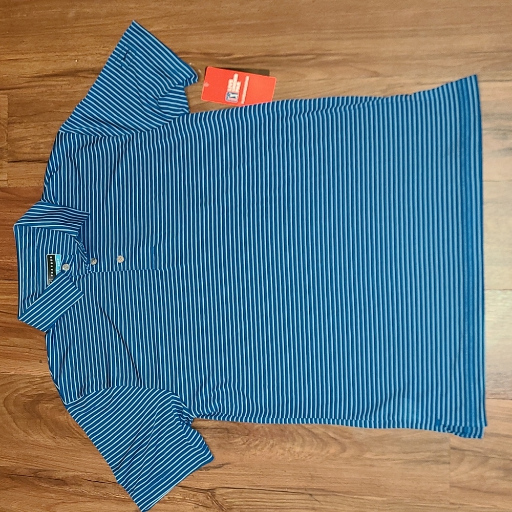 PGA classic blue golf shirt